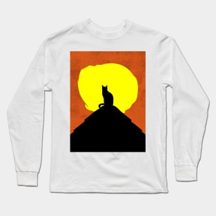 Cat And Sun Long Sleeve T-Shirt